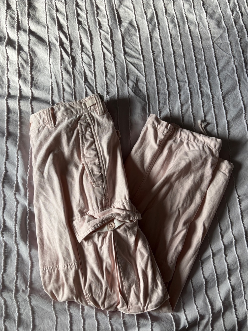 TNA Light Pink Utility Jogger Pants